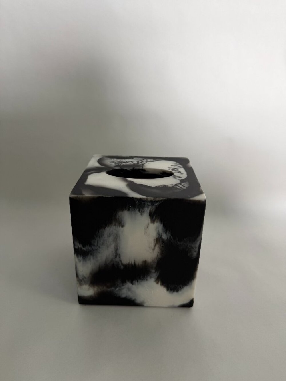 Pigeon and Poodle - Bahia Black Swirl - Designer Tissue Box Cover